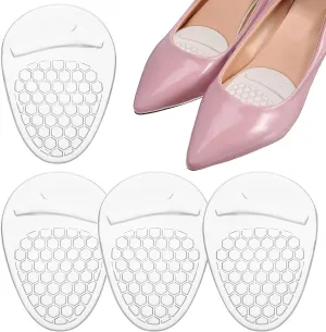 2 Pairs High Heel Pads Metatarsal Shoe Insert Pads Shock Absorbing Ball of Foot Cushions Women Cushions Relief and Comfort Weight Shifting and Shock Absorbing in Shoes