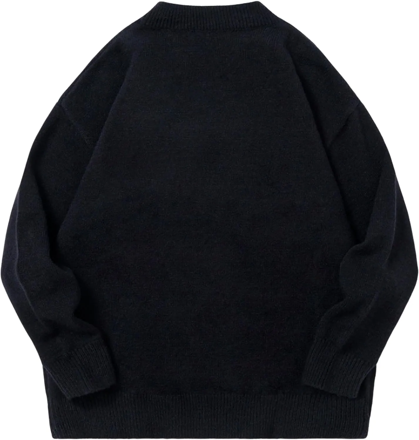 Aelfric Eden Oversized Sweaters for Women Trendy Unisex Duck Graphic Knit Fall Sweater Streetwear Couple Crewneck Pullover
