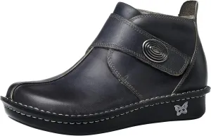 Alegria Womens Caiti Oiled Ash Leather Ankle Boots 6-6.5 M US