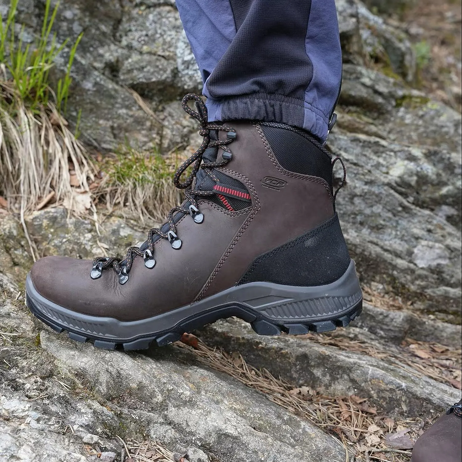 Alpina PRIMA Premium Men's Waterproof Boots | Leather Ankle High | Breathable Membrane | Vibram | All Weather Shoes | Made in Europe
