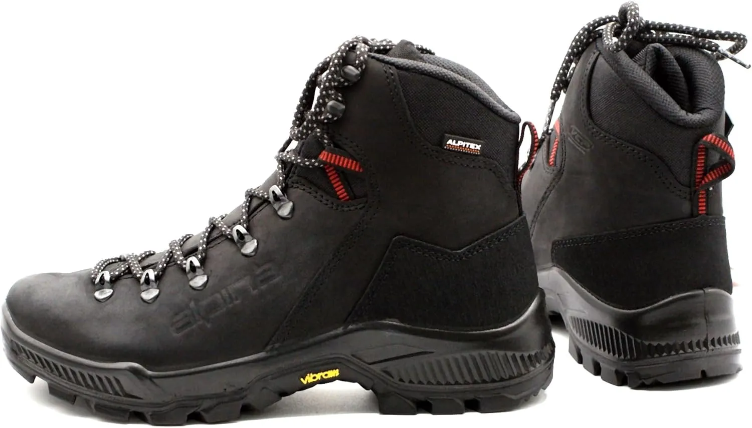Alpina PRIMA Waterproof Hiking Work Boots | Classic Full Leather Ankle High | Breathable Membrane | Vibram | All Weather Shoes | Men's or Women's | Made in Europe