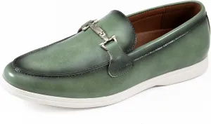 Amali Levi Two Tone Penny Loafer Slip-On Shoes for Men