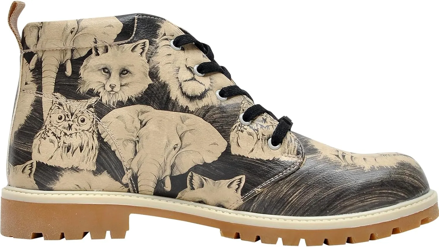 Ankle Boots for Men - Vegan Leather and Unique Design Casual Boots for Men