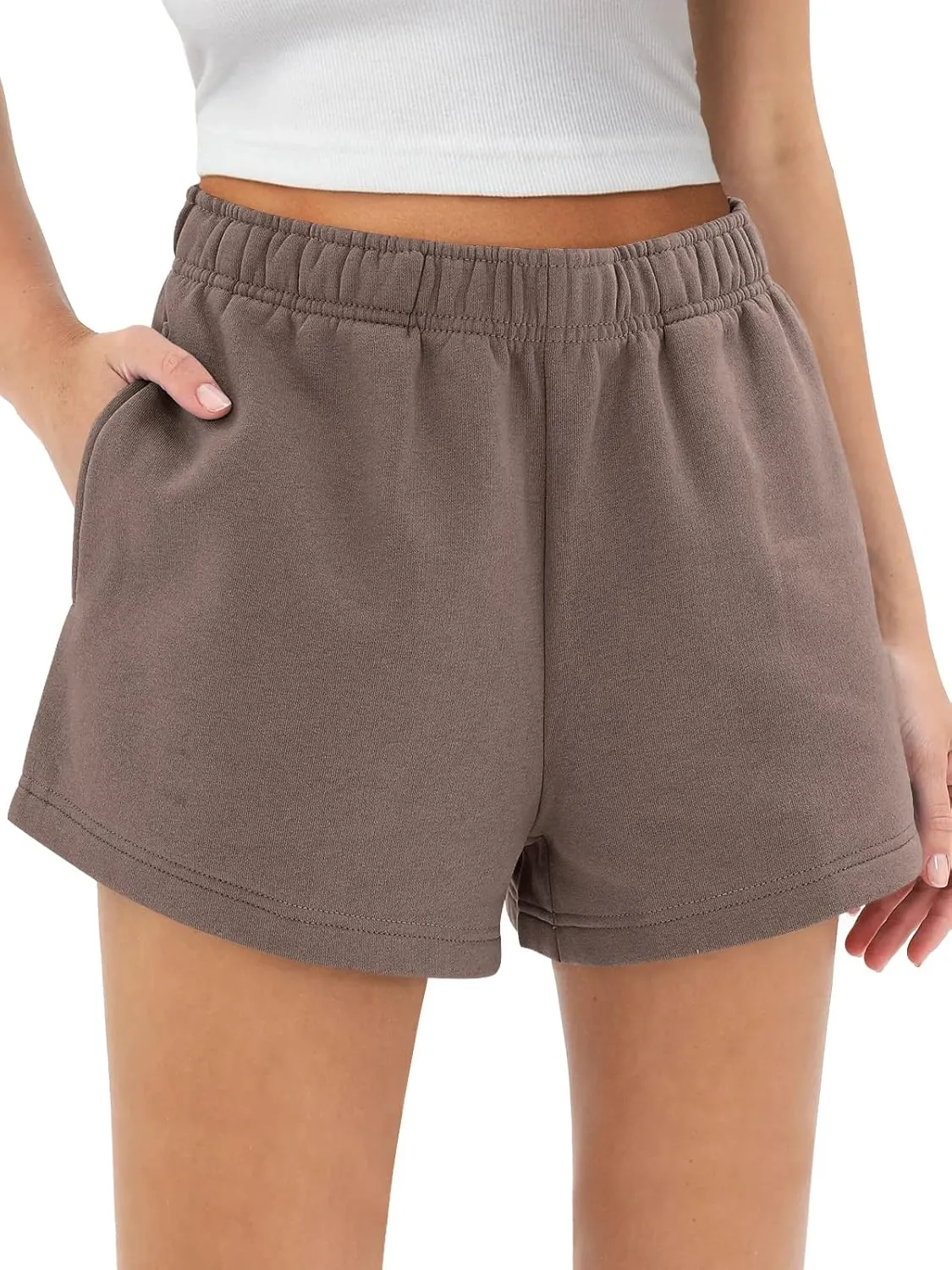AUTOMET Womens Sweat Shorts Trendy Casual Athletic Running Summer Vacation Outfits Comfy 2025 Fashion Workout Clothing