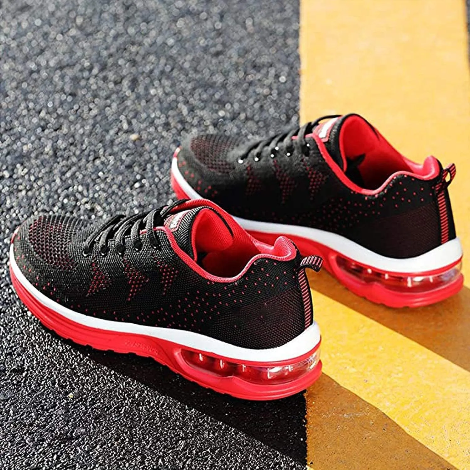 Autper Mens Air Athletic Running Shoes Sneakers Lightweight Sport Gym Jogging Walking Tennis Sneakers US 6.5-US 12.5