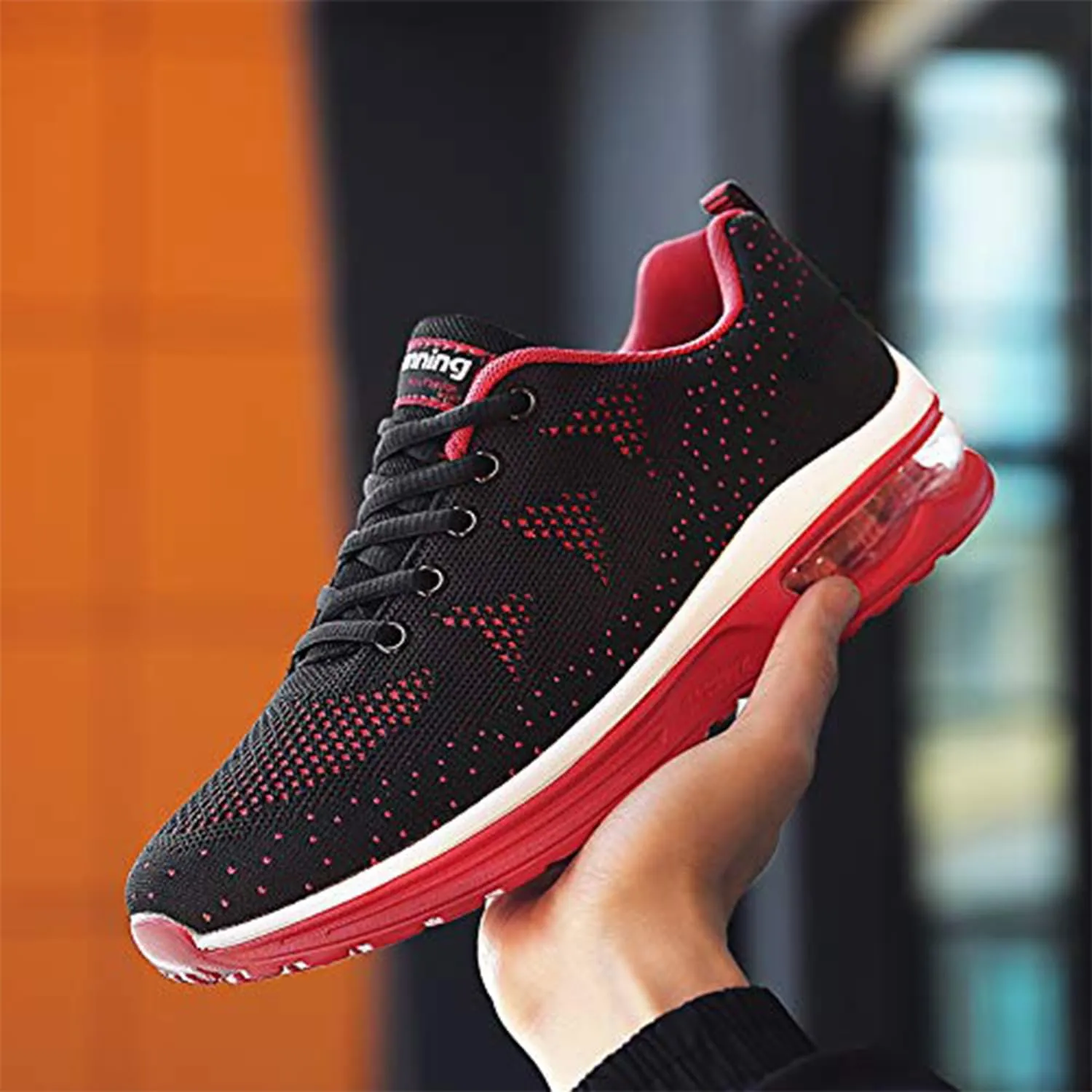 Autper Mens Air Athletic Running Shoes Sneakers Lightweight Sport Gym Jogging Walking Tennis Sneakers US 6.5-US 12.5