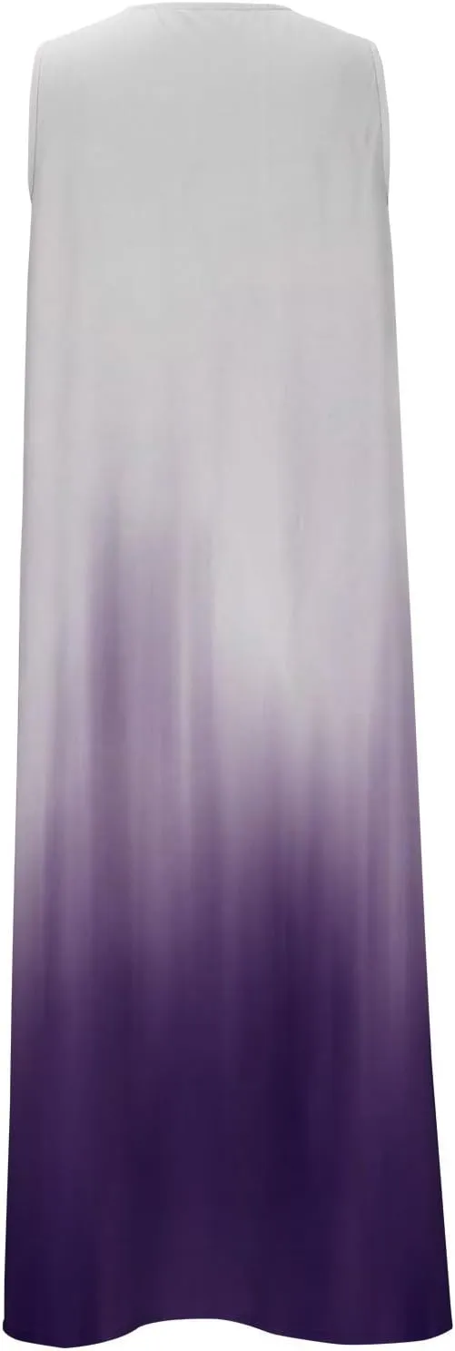 Beach Sundresses for Women 2025 Vacation Casual Plus Size Midi Sun Dress Loose Flowy Summer Boho Long Dresse Trendy