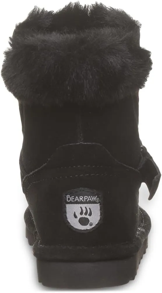 BEARPAW Tallula Youth's Classic Suede Pull On Comfortable Winter Boot