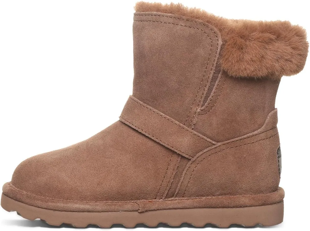 BEARPAW Tallula Youth's Classic Suede Pull On Comfortable Winter Boot