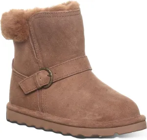 BEARPAW Tallula Youth's Classic Suede Pull On Comfortable Winter Boot