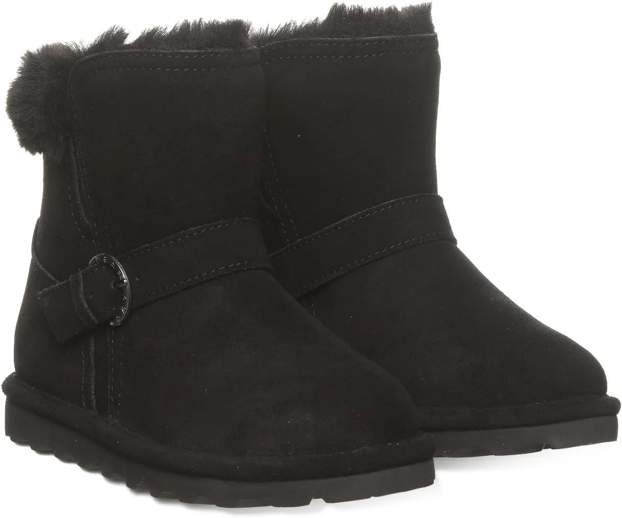 BEARPAW Tallula Youth's Classic Suede Pull On Comfortable Winter Boot