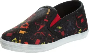 Beverly Hills Polo Club Boy's Slip-on Lace-up Canvas Sneakers Low-Top