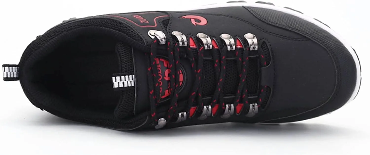 BORAMAX Men's Sneakers Hiking Shoes Running ShoesComfort Casual Shoes Mountaineering Walking Shoes Outdoor Sneakers
