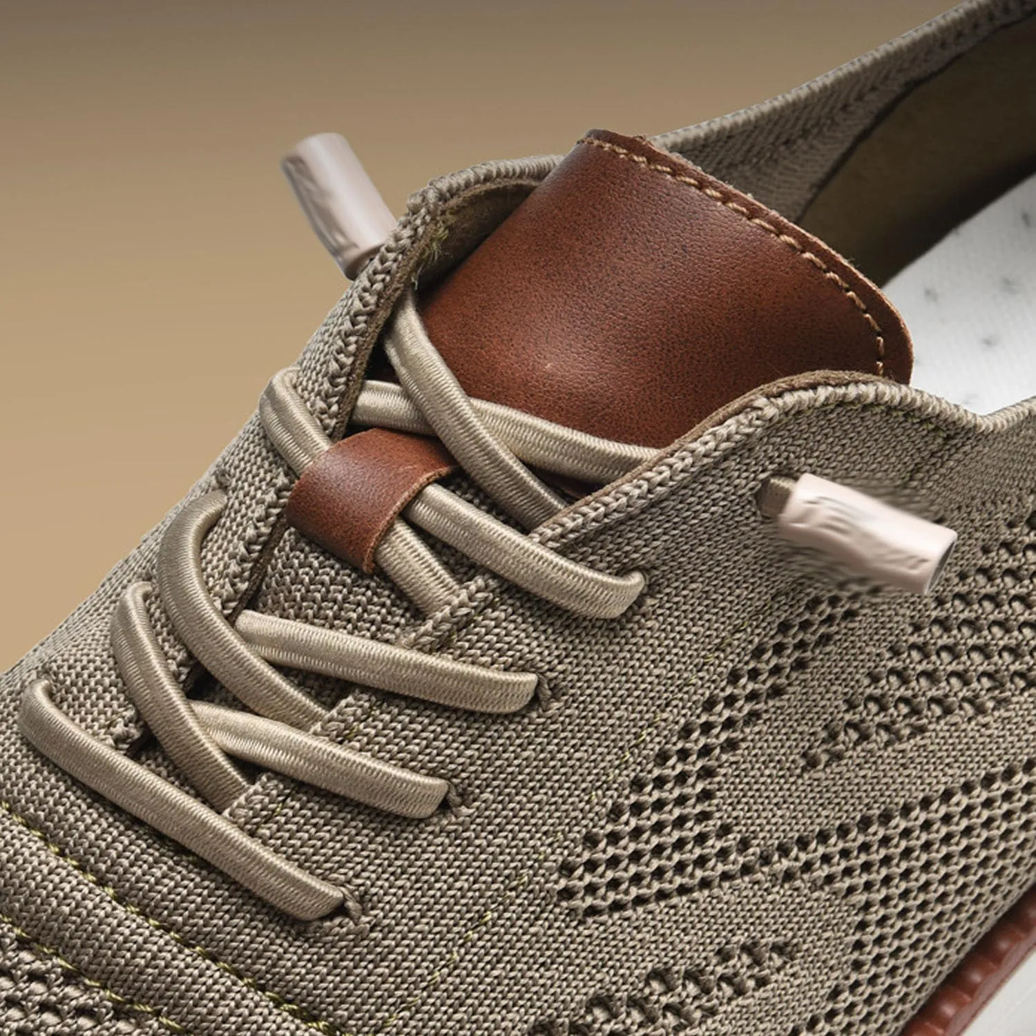 Breeze Men's Urban Ultra Comfortable Mesh Dress Sneakers - Business Casual Walking Shoes (Khaki, 11.5)