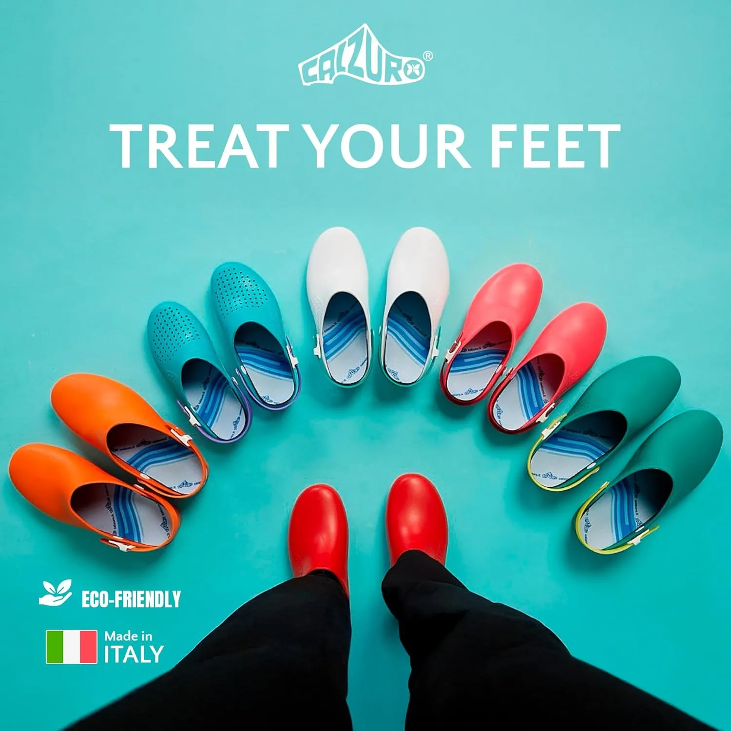 Calzuro Comfort Insole - Molded Foam Shoe Inserts for Women and Men, Cushioned & Supportive, Moisture-Wicking, Machine Washable, Pair - 37/38 US Women's 8.0-8.5 / US Men's 6.0-6.5