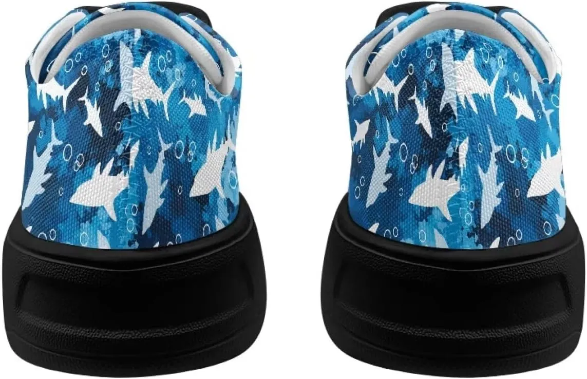Canvas Shoes for Women Classic Fashion Sneakers Lace Up Low Top Casual Lightweight Breathable Sneakers Wide Toe Shoes