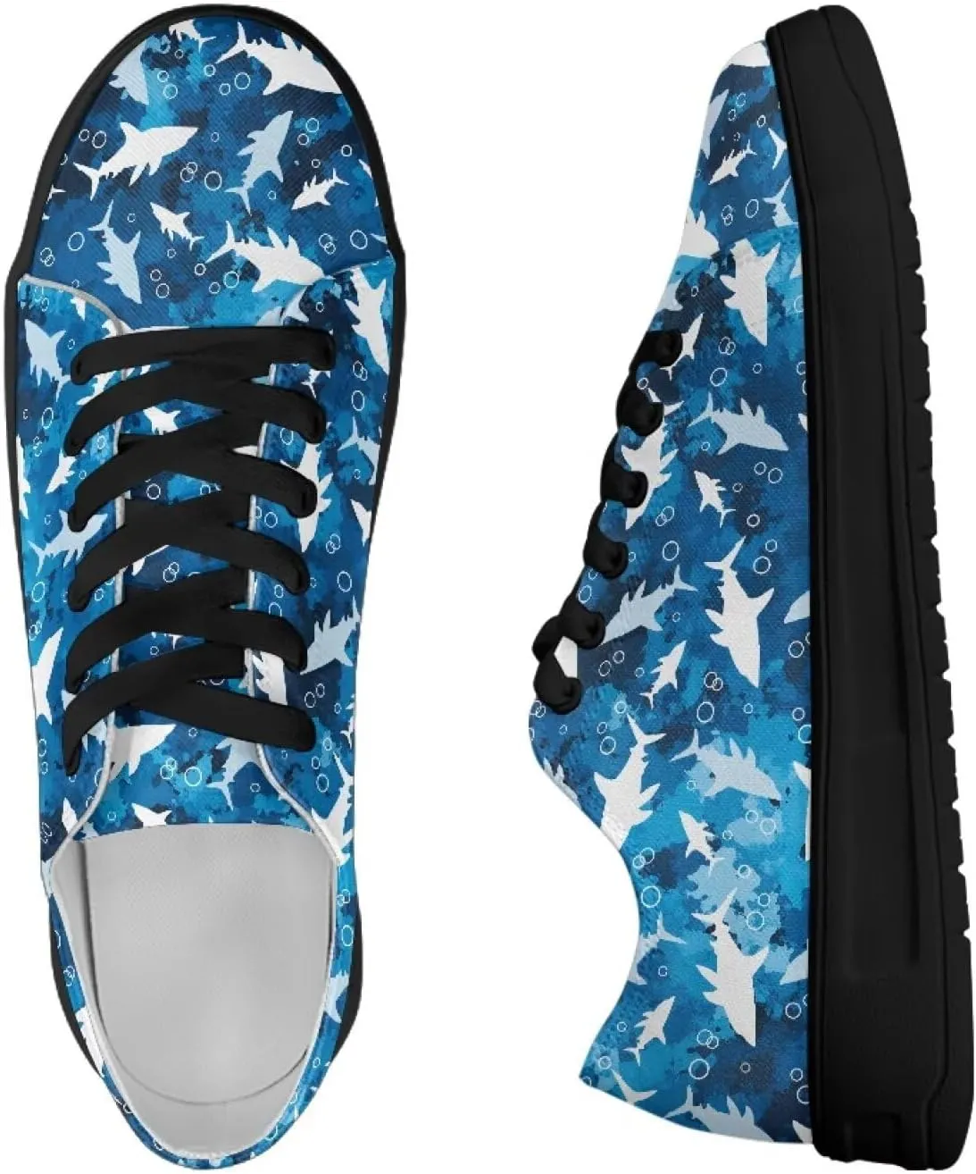 Canvas Shoes for Women Classic Fashion Sneakers Lace Up Low Top Casual Lightweight Breathable Sneakers Wide Toe Shoes