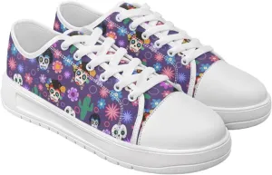 Canvas Shoes for Women Low Top Sneakers Girls Fashion Shoes Classic Comfortable Tennis Lace up Canvas Sneakers