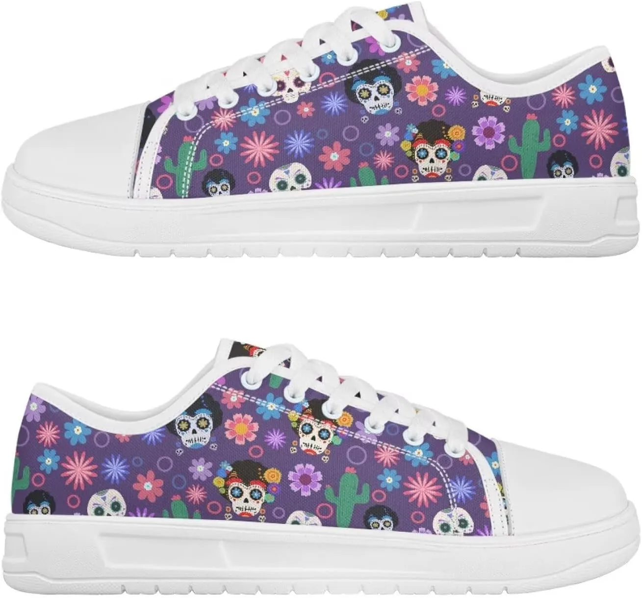 Canvas Shoes for Women Low Top Sneakers Girls Fashion Shoes Classic Comfortable Tennis Lace up Canvas Sneakers