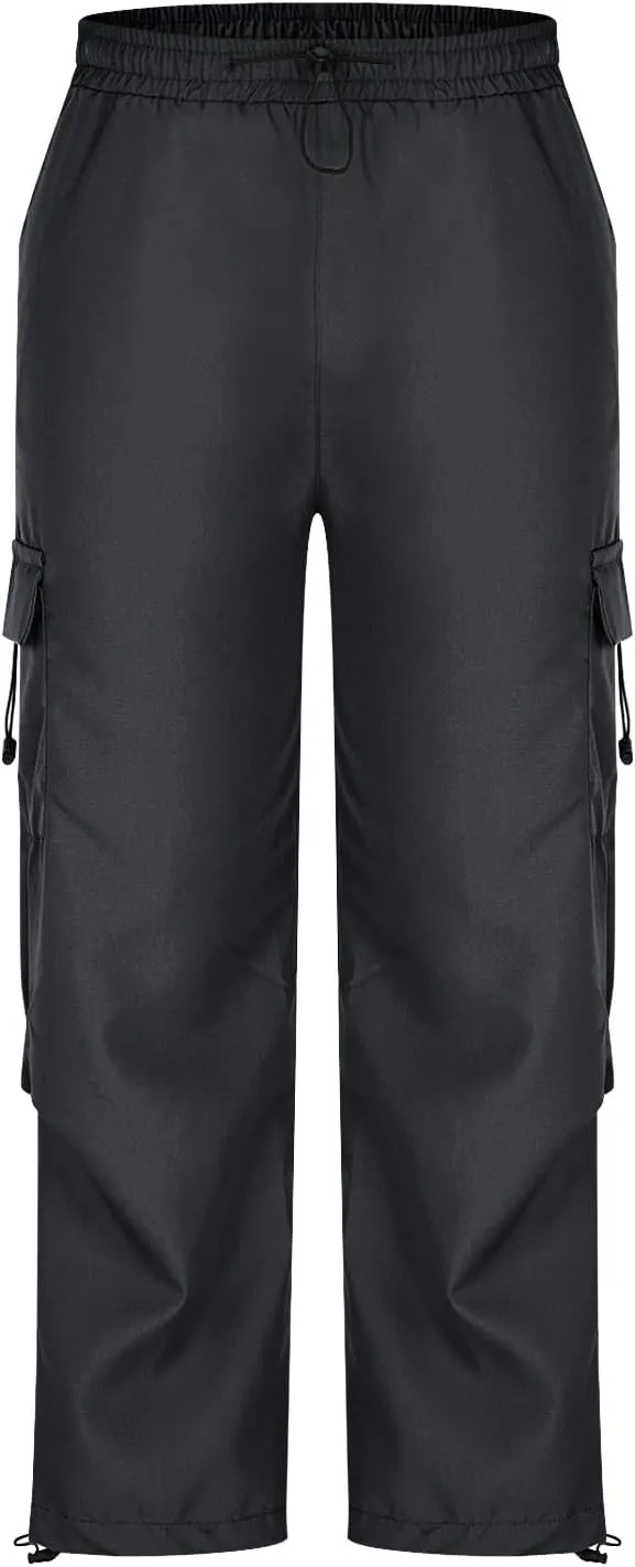 Cargo Pants for Men Baggy Big and Tall Trendy Casual Parachute Pant Harem Joggers Loose Fit with Multi Pocket Streetwear