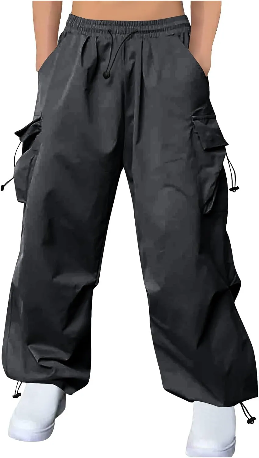 Cargo Pants for Men Baggy Big and Tall Trendy Casual Parachute Pant Harem Joggers Loose Fit with Multi Pocket Streetwear