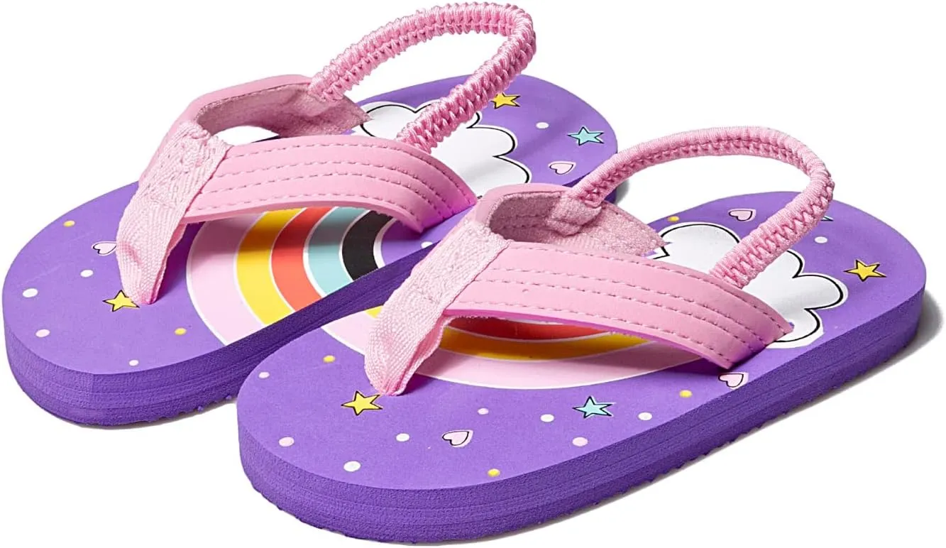 Ceruwum Toddler Girls Beach Pool Flip Flops Sandals Water Shoes