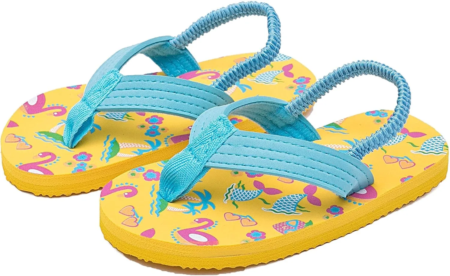 Ceruwum Toddler Girls Beach Pool Flip Flops Sandals Water Shoes