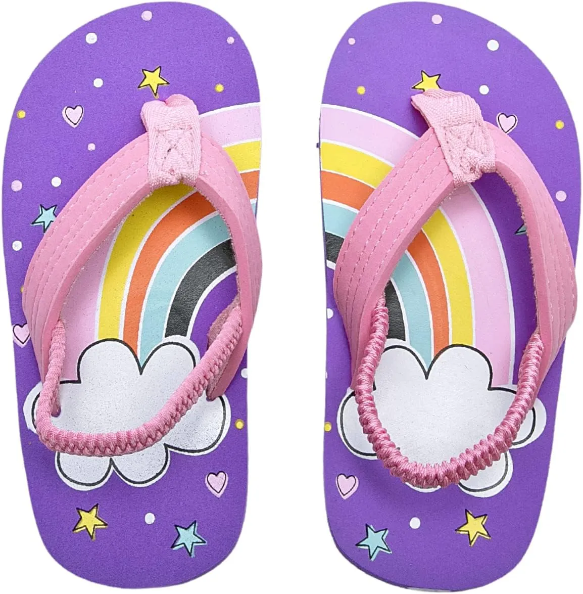 Ceruwum Toddler Girls Beach Pool Flip Flops Sandals Water Shoes