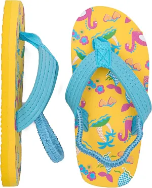 Ceruwum Toddler Girls Beach Pool Flip Flops Sandals Water Shoes