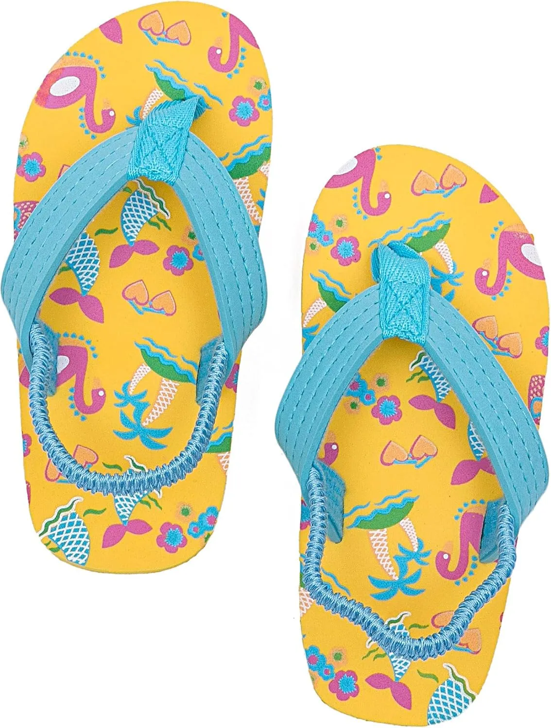 Ceruwum Toddler Girls Beach Pool Flip Flops Sandals Water Shoes