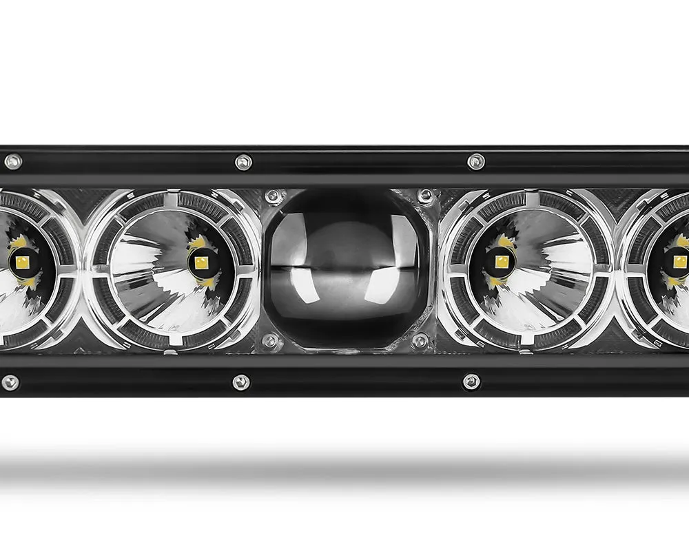 CO LIGHT 30inch Single Row Laser Light Bar With White Halo