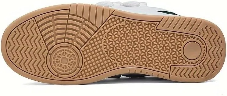 Comfy Trendy Platform Shoes for Outdoor Walking Jogging Camping, All Seasons Men's Lace Up Sneakers