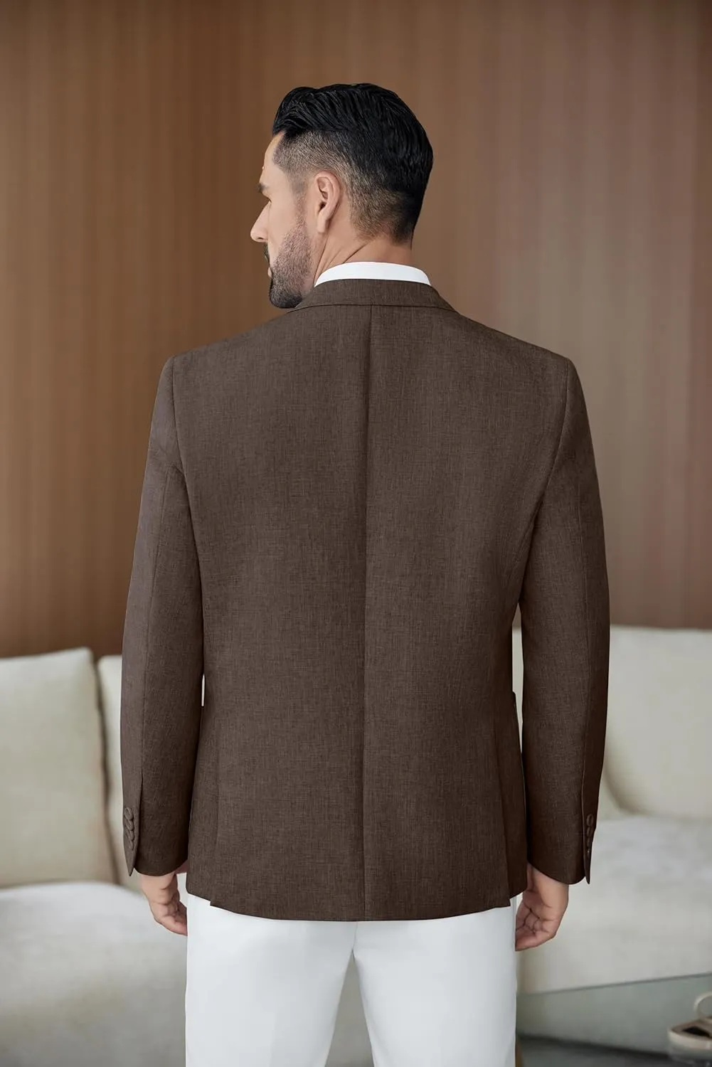 COOFANDY Men's Casual Blazer Suit Jackets Slim Fit One Button Sports Coat with Pockets