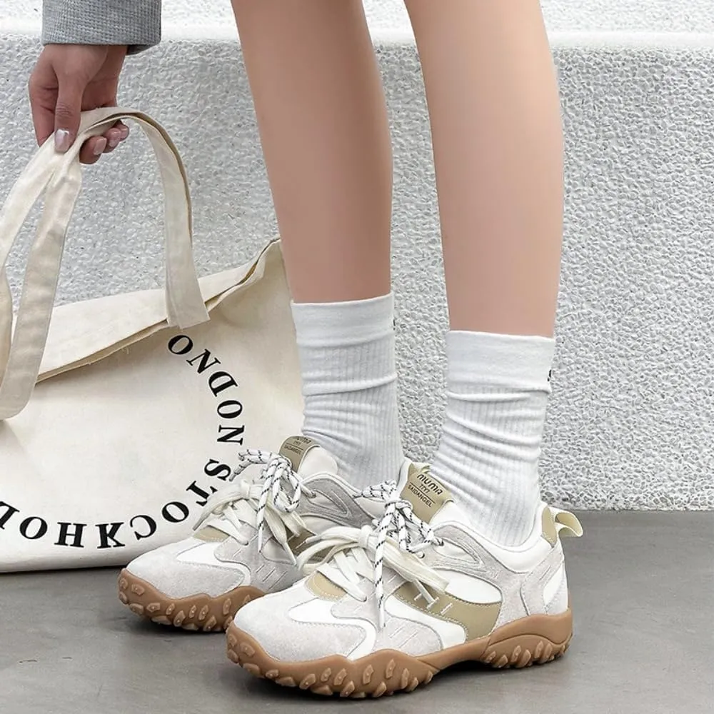 Cutecore Dad Shoes for Women Casual Tennis Gym Fitness Outdoor Hiking Kawaii Sneakers Comfortable Chunky Platform Y2K Retro Trendy Preppy Back to School Gift for Girls Granddaughter in Campus