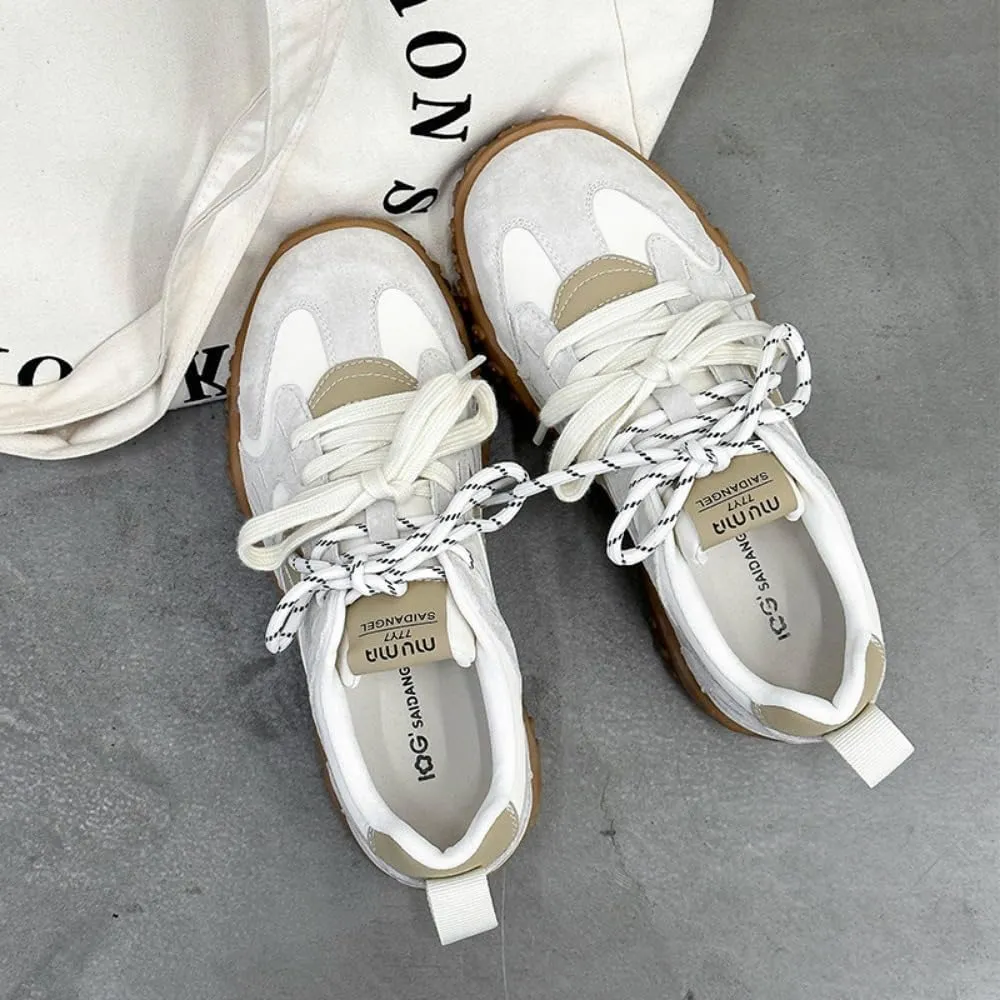 Cutecore Dad Shoes for Women Casual Tennis Gym Fitness Outdoor Hiking Kawaii Sneakers Comfortable Chunky Platform Y2K Retro Trendy Preppy Back to School Gift for Girls Granddaughter in Campus