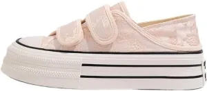 Cutecore Shoes Kawaii Canvas Sneakers Casual Tennis Gym Fitness Outdoor Hiking Comfortable Chunky Platform for Women Y2K Trendy Preppy Back to School Gift for Girls Granddaughter in Campus