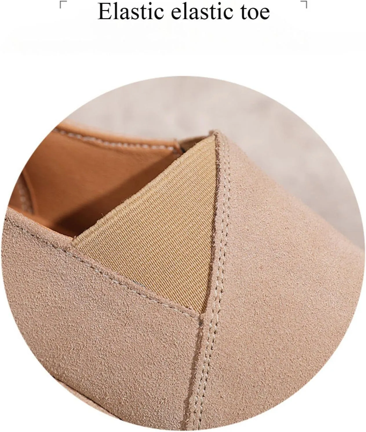 DevilAngel Women's Slip-On Platform Suede Rockers?Comfortable Moccasin Fringe Wedge Sneakers?Leather Platform Slip-On Sneakers.