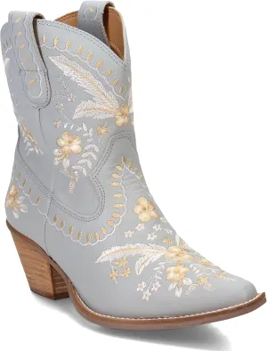 Dingo Women's Primrose Embroidered Floral Snip Toe Fashion Boot