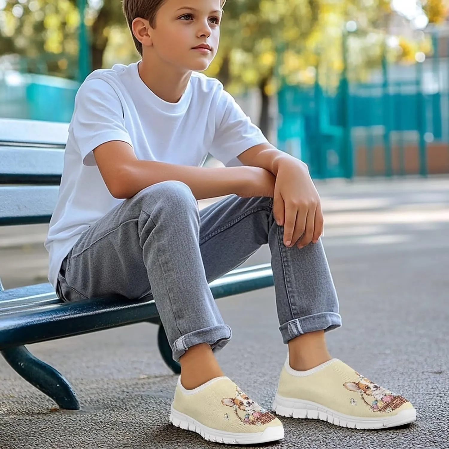 Eater Shoes Boys Running Shoes Trendy Slip On Shoes Holiday Casual Shoes