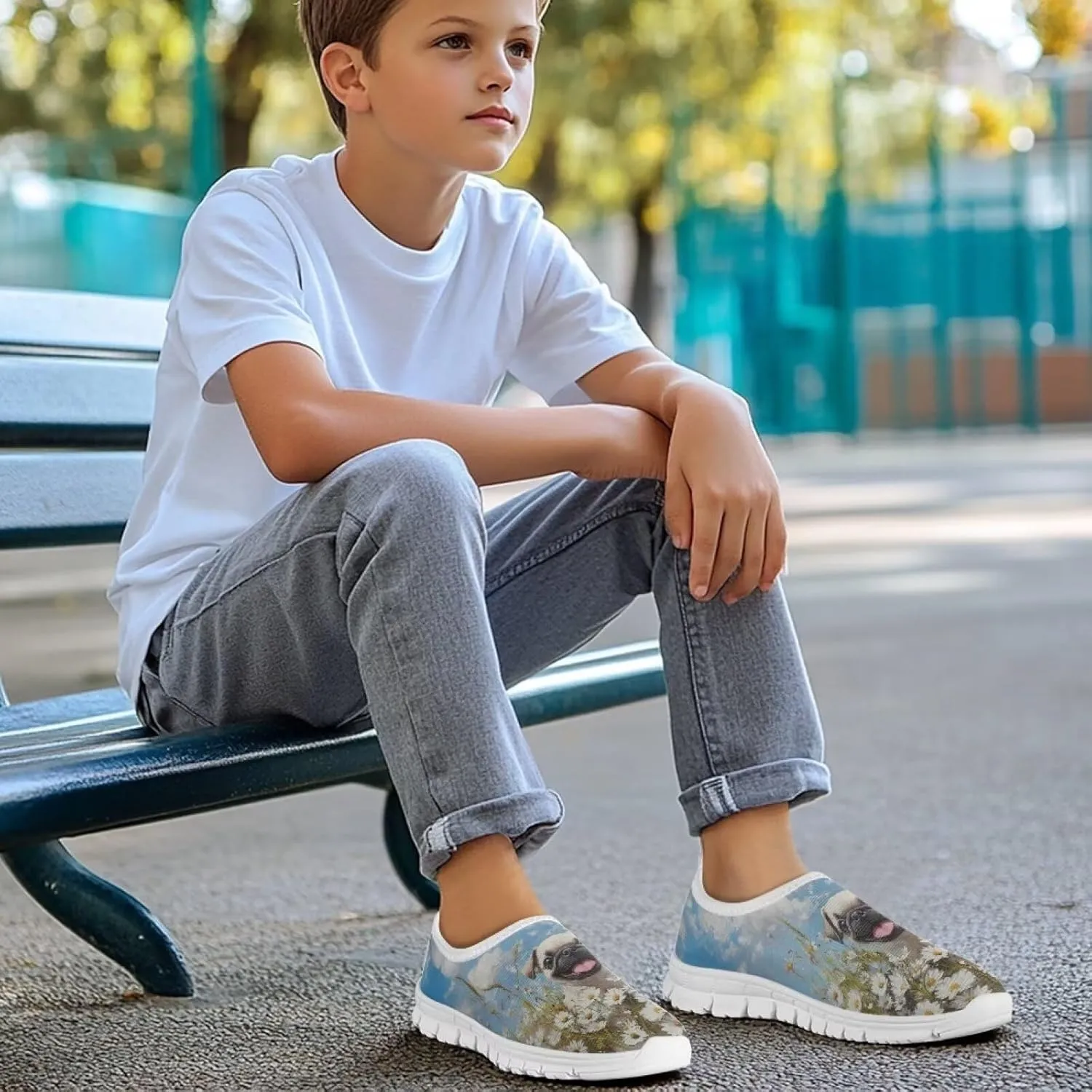 Eater Shoes Boys Running Shoes Trendy Slip On Shoes Holiday Casual Shoes