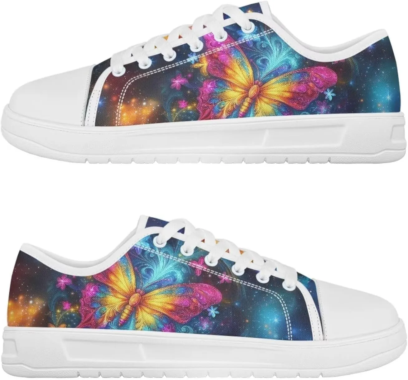 Fashion Sneakers for Women Lace up Memory Foam Insole and Non-Slip Womens Shoes Dressy Casual Spring Shoes