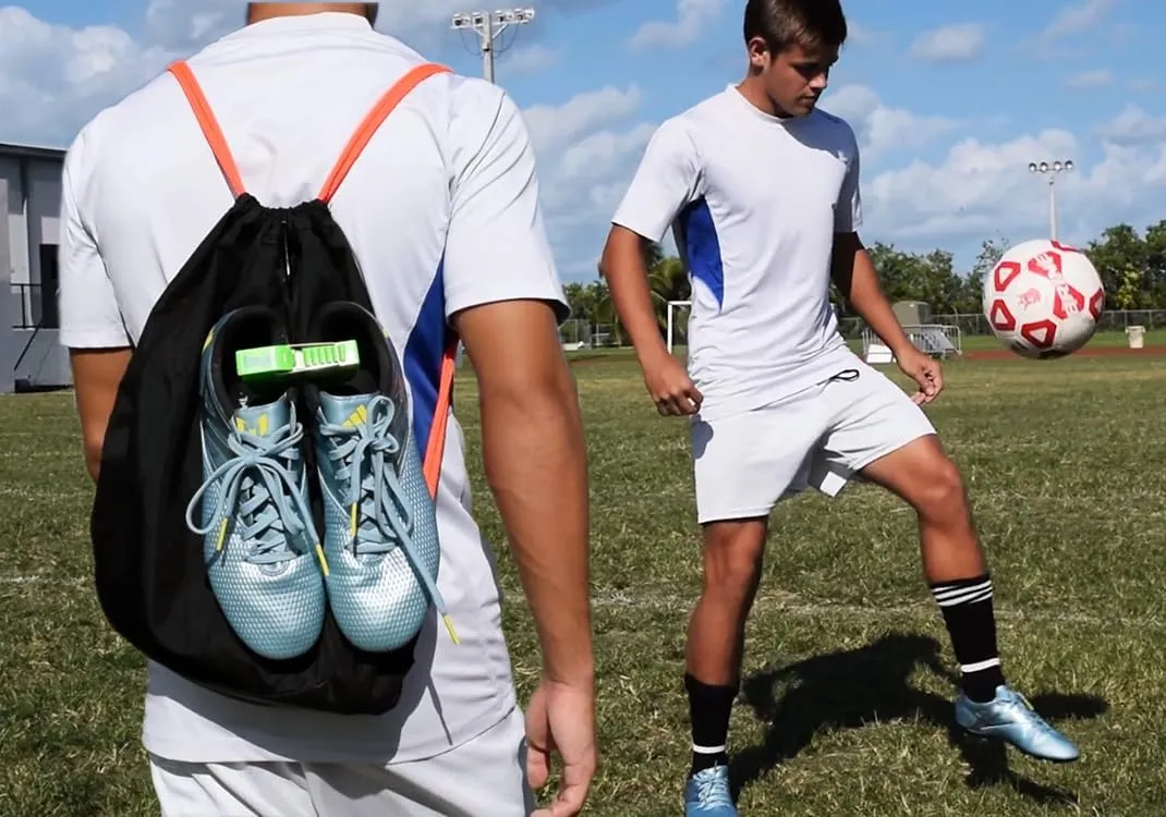 Footwear Clip, Shoe Bag, Hang Extra Shoes Cleats Boots or Gear on Your Bag.