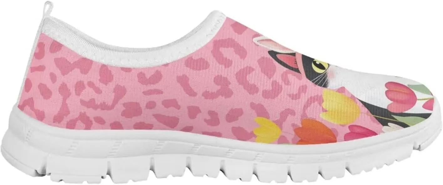Girls Eater Bunny Shoes Cute Kids Running Shoes Trendy Slip On Sneakers
