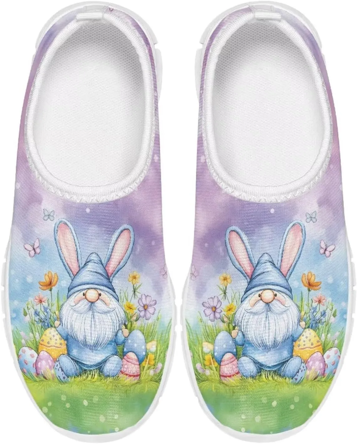 Girls Eater Bunny Shoes Cute Kids Running Shoes Trendy Slip On Sneakers