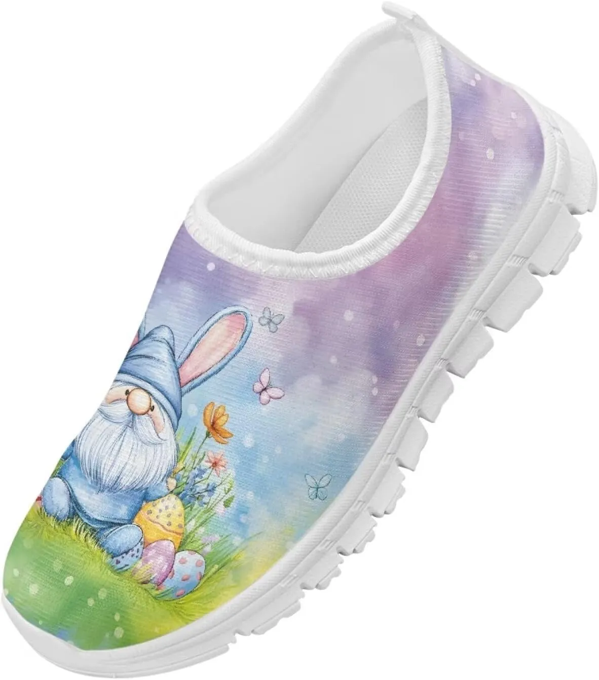 Girls Eater Bunny Shoes Cute Kids Running Shoes Trendy Slip On Sneakers