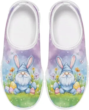 Girls Eater Bunny Shoes Cute Kids Running Shoes Trendy Slip On Sneakers