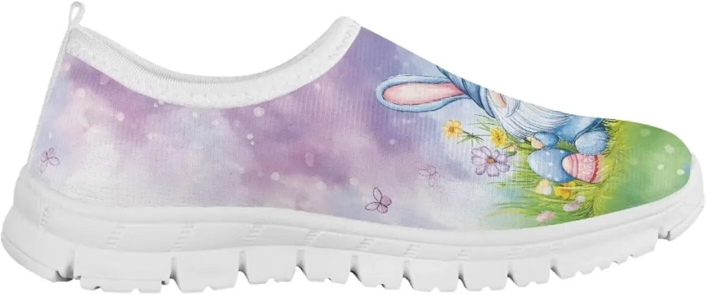 Girls Eater Bunny Shoes Cute Kids Running Shoes Trendy Slip On Sneakers