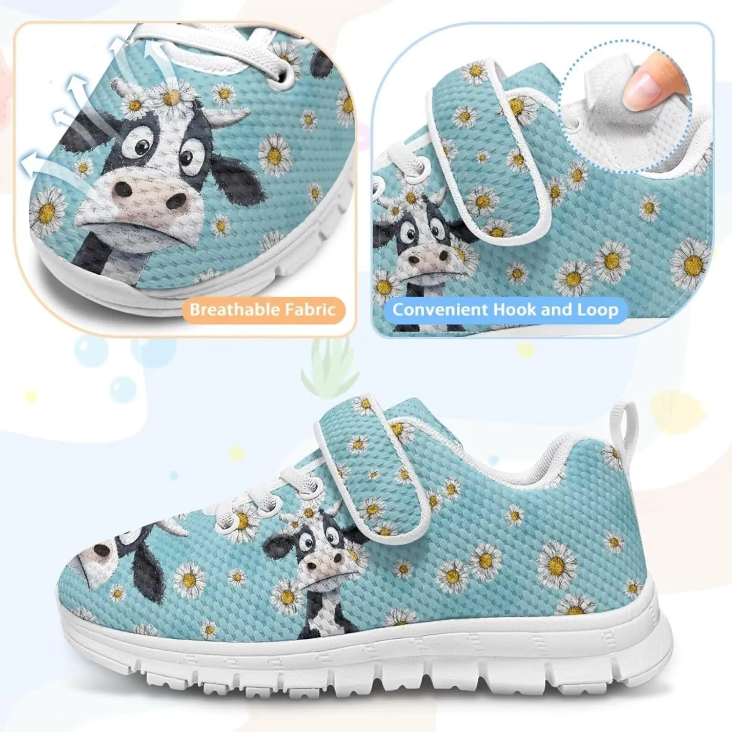Girls Tennis Shoes Kids School Sneakers Trendy Running Athletic Shoes