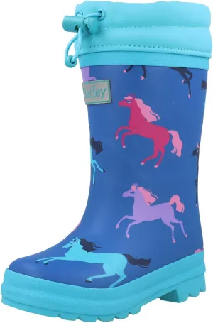Hatley Unisex-Child Sherpa Lined Printed Rain Boots