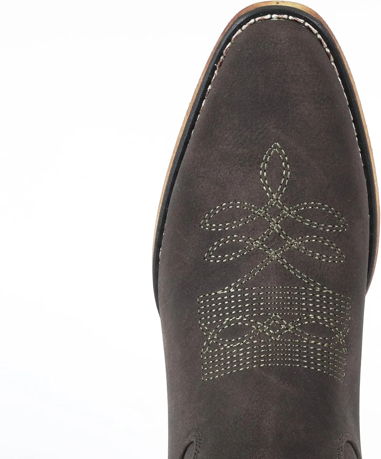 IXU Cowboy Boots Women Pointy Toe Women's Mid Calf Western Cowgirl Boots